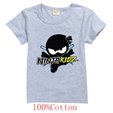 Summer Tees Ninja Kidz Kids Clothes Cotton Short-sleeved T-shirts Children-TB00977-Veeddydropshipping